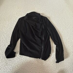 5 for $20 SALE! Blank NYC Black Draped Asymmetrical Zip Jacket